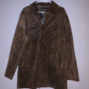 [Med] EUC Men’s Suede Coat